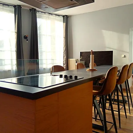 Chaleureux Et Spacieux Centre Avec Parking Apartment